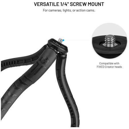 Fixed Creator Flexible Tripod with 1/4" phone holder (works with MagSafe) kamera állvány
