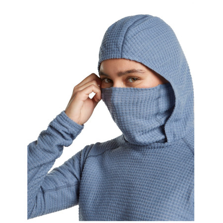 Icebreaker Wom Mer 400 RealFleece Grid Pulover Hood női pulóver