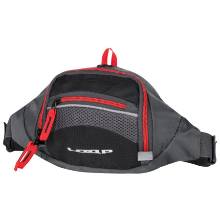 Övtáska Loap Tula fekete/piros černá