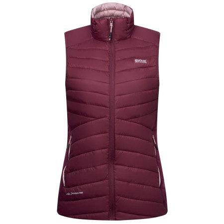 Regatta Womens Leedre Hybrid B/W női mellény piros Fig