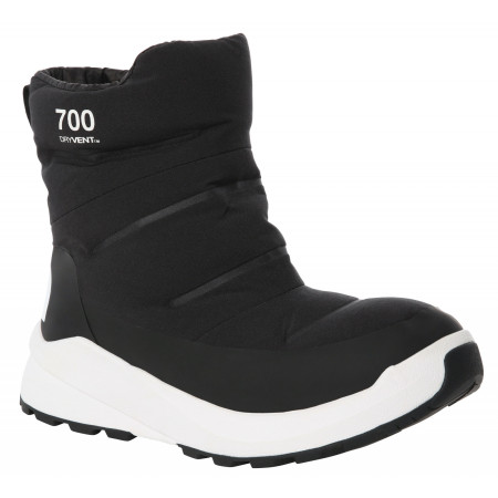 Női hótaposó The North Face Nuptse II Bootie Wp fekete/fehér