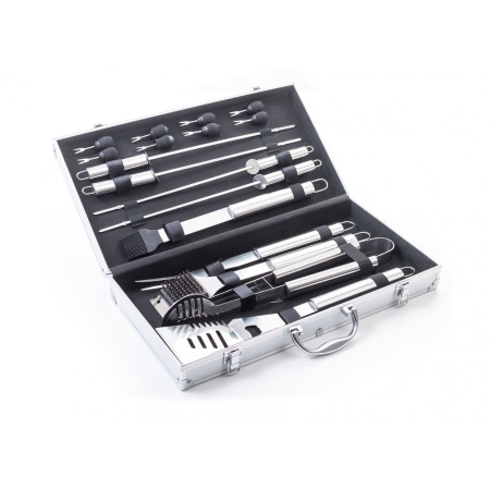 G21 17 darabos szett alumínium kofferben grillezési eszköz