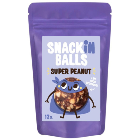 SNACKin BALLS Super Peanut 156 g sporttáplálkozás