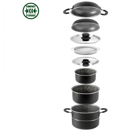 Brunner Pirate 9+1 - 24 cm edénykészlet