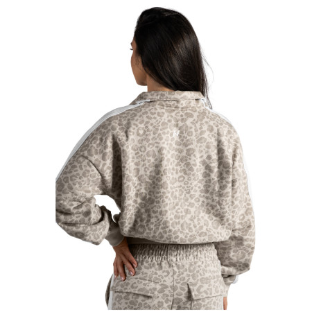 Nebbia Half-Zip Leopard Sweatshirt Primal női pulóver