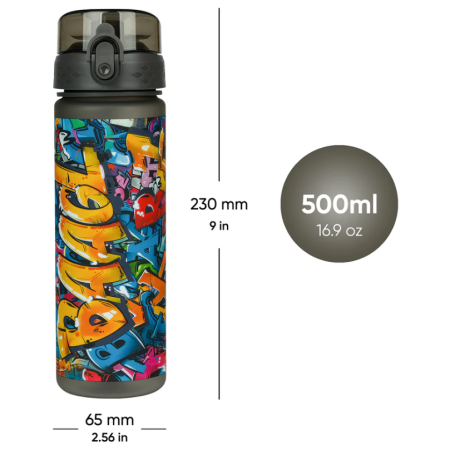 Baagl Tritán kulacs 500 ml gyerek kulacs