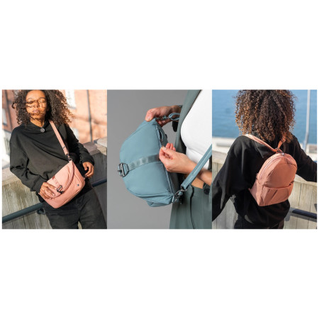 Pacsafe Citysafe CX convertible backpack hátizsákként is hordható női táska