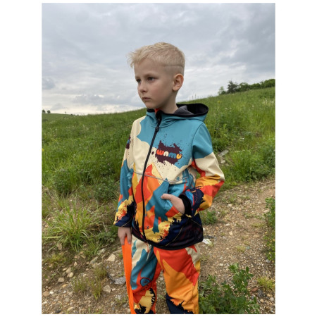 WAMU Mountain Bike gyerek softshell kabát