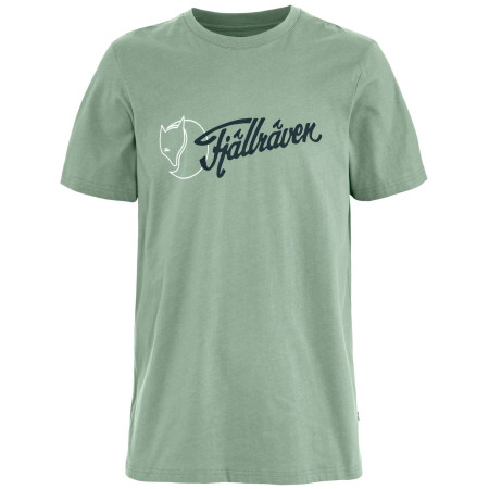Fjällräven Archive Logo T-Shirt M férfi póló zöld Misty Green