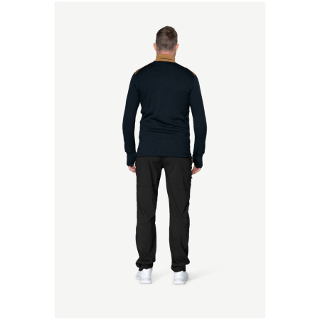 Devold Egga Grid Merino Jkt férfi funkcionális pulóver