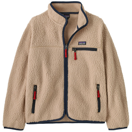 Patagonia K's Retro Pile Jacket - Valley Khaki gyerek pulóver bézs/kék Valley Khaki