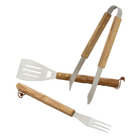 Cattara Wood sada 3ks grillezési eszköz