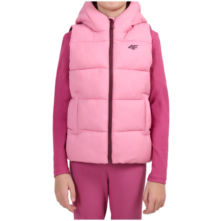 4F Vest Jacket F370 Light Pink gyerek mellény rózsaszín Light Pink