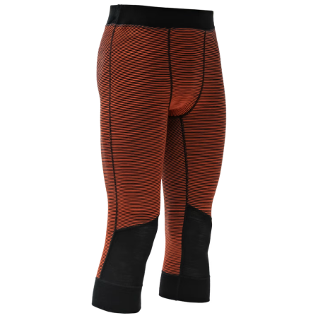 Devold Reverso Merino 3/4 Longs Man férfi funkcionális aláöltözet narancs/fekete Brick