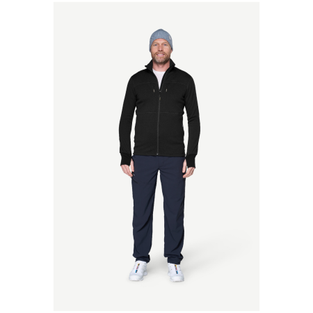 Devold Egga Grid Merino Jkt férfi funkcionális pulóver