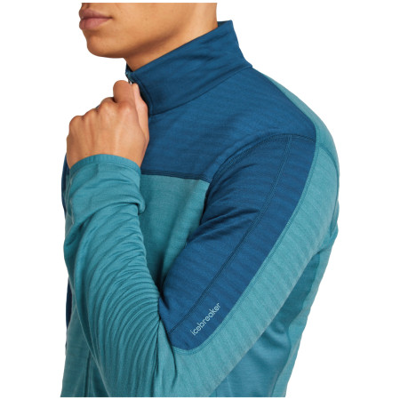 Icebreaker Men Merino Blend 300 RealFleece™ Descender LS Zip férfi funkcionális pulóver