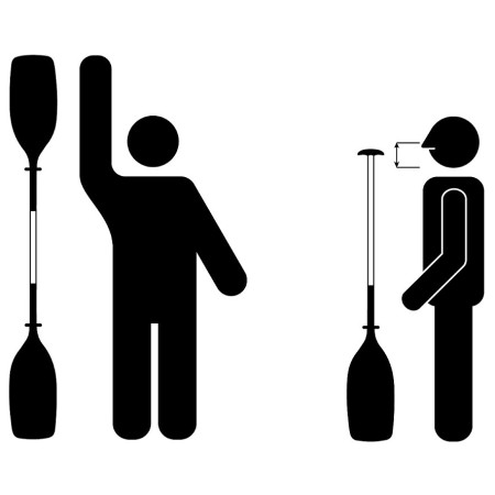 Gumotex 505.2 Allround kanoe – kétrészes evező