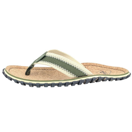 Gumbies Corker Natural Cork - Khaki flip-flop