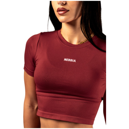 Nebbia Seamless crop top with SS Power női felső