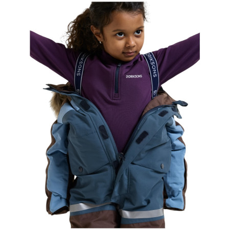 Didriksons Bjärven Kds Cover 5 Mountain Blue gyerek overall