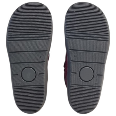 beBare 3555TY Bordeaux gyerek barefoot cipő
