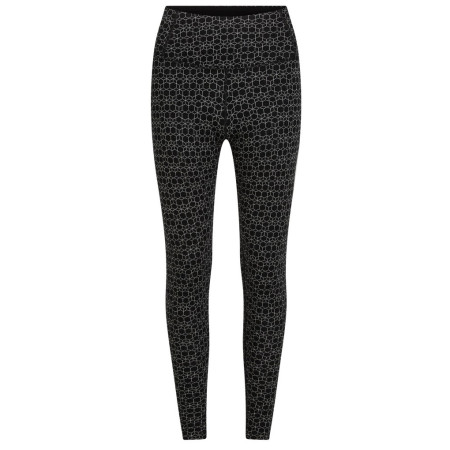 Icebreaker Women M 260 Tech Vrtx H R Leg AlpGeo női funkcionális aláöltözet fekete/fehér Black/Snow/J
