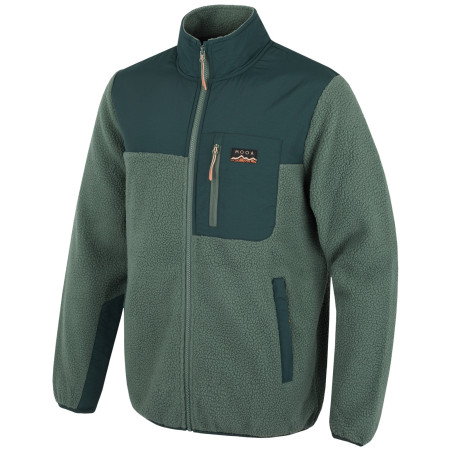 MOOA Sherpa férfi pulóver zöld forest green