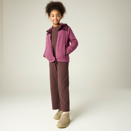 Regatta Myla Hybrid Jacket Fig/Violet gyerek pulóver