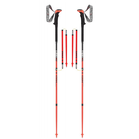 Leki Micro Stick Carbon kállított termék - túrabot fekete Blackwhite