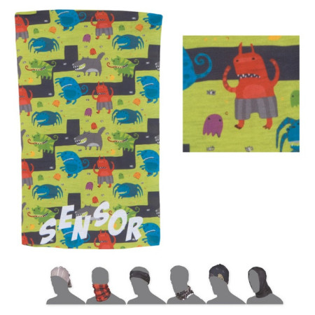 Gyerek sál Sensor Tube Monster