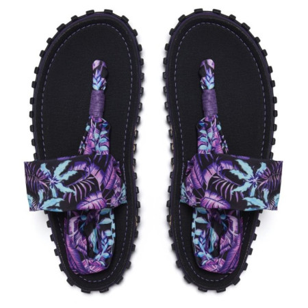 Gumbies Slingback Purple Haze női szandál fekete/lila černá/fialová