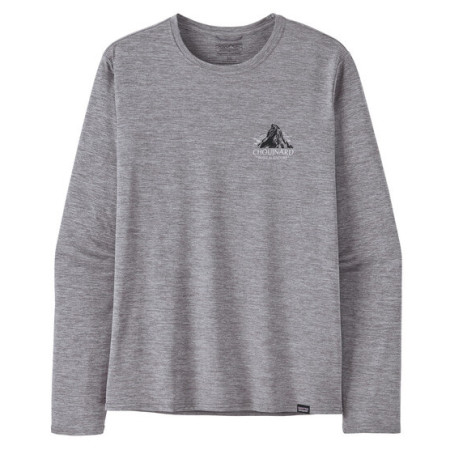 Patagonia M's L/S Cap Cool Daily Graphic Shirt - Lands férfi póló