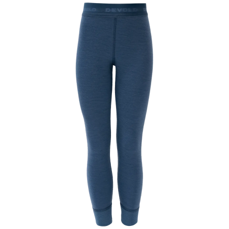 Devold Duo Active Merino Longs Kid Berry gyerek funkcionális alsó sötétkék Berry