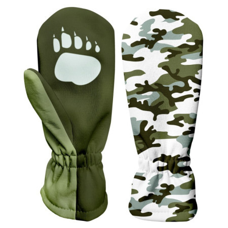 WAMU Khaki gyermek softshell kesztyű