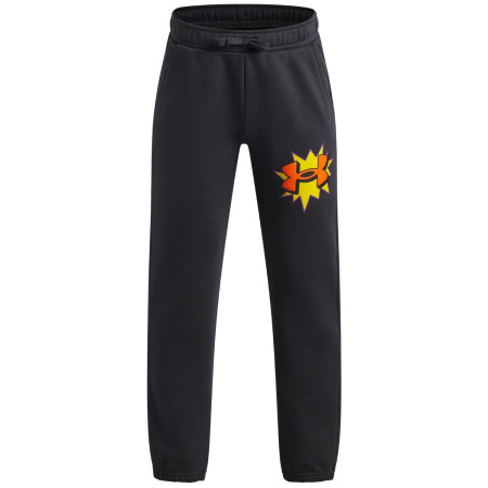 Under Armour UA B Rival FLC Graphics Jgr Anthracite gyerek nadrág szürke Anthracite / / Outrageous Orange