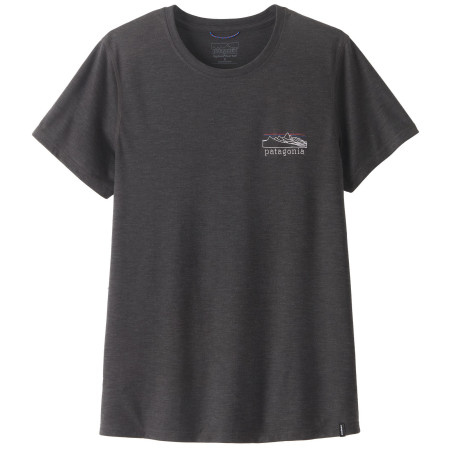 Patagonia Women's Capilene® Cool Trail Shirt - Stratapeaks női póló fekete Ink Black