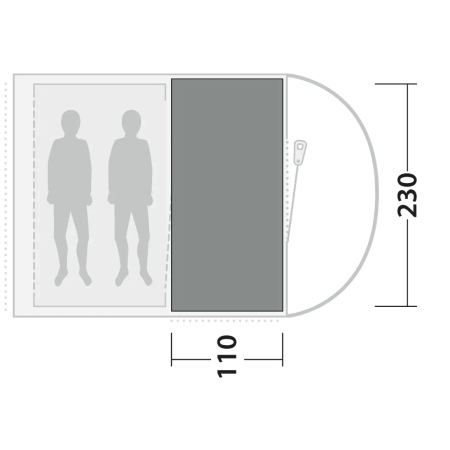 Outwell Cozy Carpet Sky 2 sátorszőnyeg