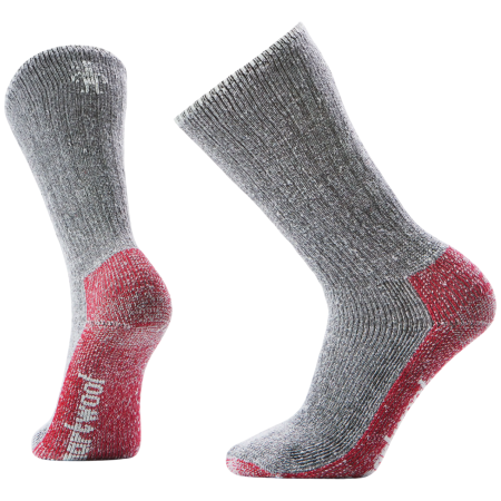 Smartwool Mountaineer Classic Edition Max Cushion zokni piros/szürke BLACK
