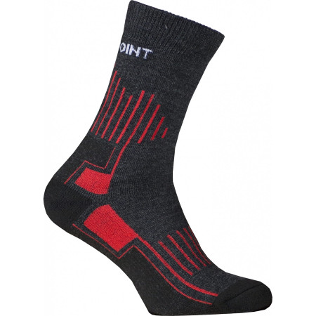 Zokni High Point Lord 2.0 Merino fekete/piros Black/red