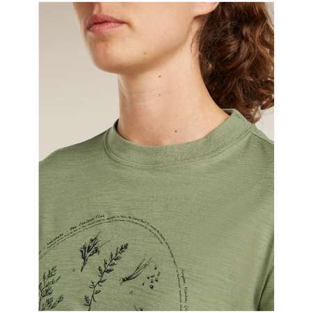 Icebreaker Merino 150 Tech Lite SS Crop Tee Seed Story női póló