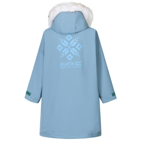 Regatta Junior Waterproof Changing Robe Pro Grey Mirage vízálló gyerekkabát