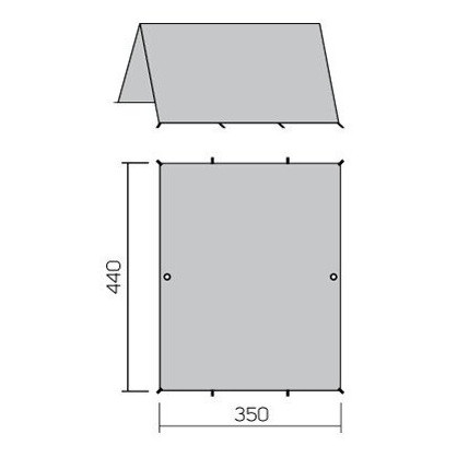 Hannah Skyline 4 sátorponyva
