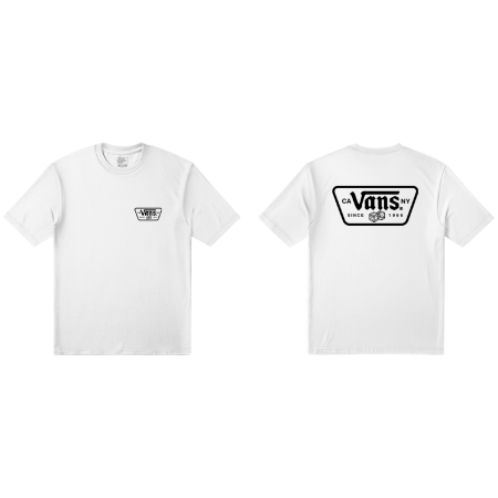 Vans Knu Patch SS Tee férfi póló fehér White