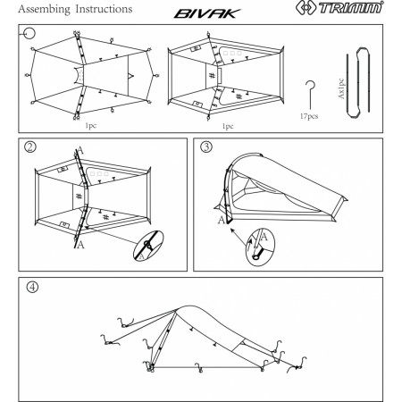 Trimm Bivak-D sátor