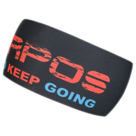 Karpos Pelmetto Headband fejpánt fekete/piros Black/Grenadine/Blue J.