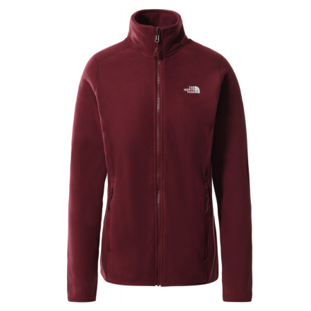 Női pulóver The North Face 100 Glacier Full Zip piros