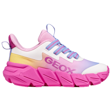 Geox J Flexyper Fast Girl Fuchsia gyerek cipő rózsaszín FUCHSIA/MULTICOLOR