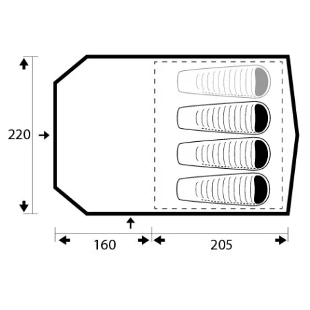 Trimm EAGLE II sátor