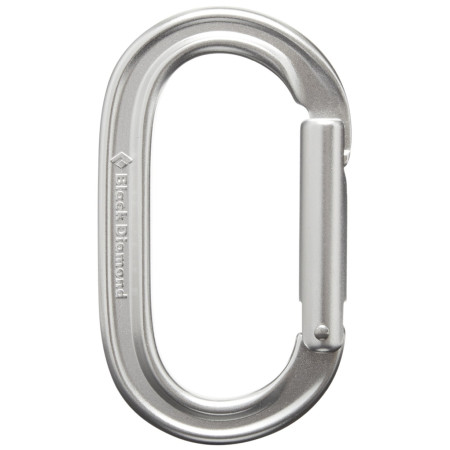 Black Diamond Oval Keylock karabiner ezüst Polished
