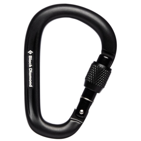 Black Diamond Pearlock Screwgate karabiner fekete black